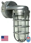Woods L1707SVBS 150W Industrial Weatherproof Wall Light Brushed Steel. Fixed Price $75.90.
