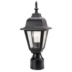 Design House Maple Street Outdoor Post With Clear Light, Black. Fixed Price $56.94.