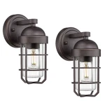 Emliviar 9.4 Inch - 2 Pack, Oil Rubbed Bronze Clear Tempered Glass. Fixed Price $116.99.