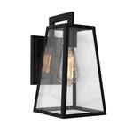 Afx Lighting Joplin 12" Outdoor Sconce, Black/clear - JOPW0712MBBK. Fixed Price $50.40.