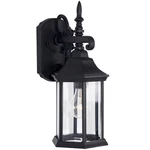 Designers Fountain Devonshire 1-LIGHT Outdoor Wall Lantern Sconce, Black Finish. Fixed Price $49.05.