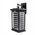 Gama Sonic Farmhouse 1-LIGHT Black Solar Outdoor Wall Sconce. Fixed Price $121.84.