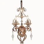 Hampton Bay Allure Collection 3-LIGHT Antique Silver Copper Wall Sconce New. Fixed Price $88.00.