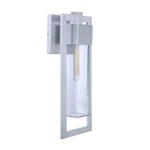 Craftmade Perimeter Large 1 Light Wall Mount, Satin Aluminum ZA4024-SA. Fixed Price $79.99.