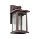 Jushua 1-LIGHT Oil Rubbed Bronze Outdoor Hardwired Wall Lantern No Bulb Included. Fixed Price $16.99.