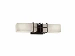 Justice Design Group Clouds CLD-8642-MBLK 20.25" Structure 2-LIGHT Bath Bar. Fixed Price $131.97.