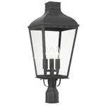 Crystorama Dumont 3-LIGHT 23" Outdoor Post In Graphite. Fixed Price $598.00.