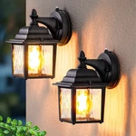 Edishine 2PK Outdoor Lights Wall Mount, Dusk To Dawn Exterior Lighting Fixtures. Fixed Price $49.99.