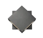 Z-lite 572S-LED Quadrate 9" Tall Light Adjustable Wall Black. Fixed Price $172.64.
