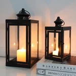Decorkey Large Lantern Decorative Outdoor Indoor, Set Of 2 14 &10 Metal .... Fixed Price $107.29.
