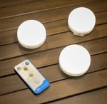 Newgarden 2.4-IN White Battery-operated Integrated Led Outdoor Wall Light. Fixed Price $37.96.
