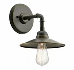 Kichler Westington 49585OZ Olde Bronze 1-LIGHT 10"W Wall Sconce W/metal Shade. Fixed Price $65.97.