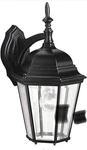Kichler 9655 Black Madison Collection 1-LIGHT 17"H Outdoor Wall. Fixed Price $65.00.