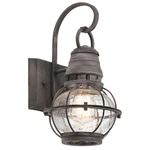 Kichler 49627 Weathered Zinc Bridge Point 1-LIGHT Outdoor Wall Sconce. Fixed Price $175.99.