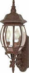 Nuvo 60/889 Arm Up Wall Lantern With Clear Beveled Panels, Old Bronze, Large. Fixed Price $117.99.