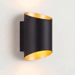Possini Euro Everard 10" High Black And Gold Led Outdoor Wall Light. Fixed Price $119.99.