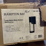 New! Kempster 19 In. Modern 1-LIGHT Matte Black Hardwired Outdoor Wall. Fixed Price $24.00.