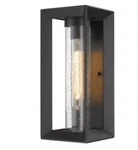 Golden Lighting 2073-OWM Sd Smyth 14" Tall Outdoor Wall Sconce Black. Fixed Price $89.99.
