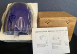Nuvo One Light Wall Sconce Brushed Nickel Cobalt Blue 60-691 New/older Stock. Fixed Price $15.00.