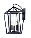 Maxim Artisan 3-LIGHT Outdoor Wall Lantern In Black. Fixed Price $448.00.