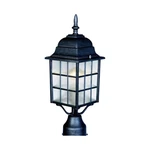 Black One Light Outdoor Pole Post Lantern From The North Church Collection. Fixed Price $54.00.