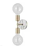 Mitzi Hudson Valley Lighting Chloe H110102-AGB Wall Sconce 2-LIGHT 60W 20" Tall. Fixed Price $59.44.