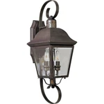 Andover 2-LIGHT Antique Bronze Clear Beveled Glass Farmhouse Wall Lantern. Fixed Price $239.00.