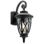 Kichler 49848 Black Admirals Cove 1-LIGHT 23.5"H Outdoor Wall Sconce. Fixed Price $90.14.