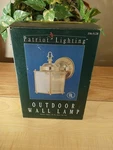 Patriot Lighting 356-5128 Brass Finish Clear Beveled Glass Outdoor Lamp Nos. Fixed Price $17.75.