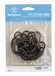 Westinghouse 70074 3FT Decorative Light Fixture Chain 11 Guage Oil Rubbed Bronze. Fixed Price $11.50.