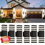 Tewei 6PK Outdoor Wall Lights Black 3000K Modern IP65 Aluminum Sconces. Fixed Price $209.99.