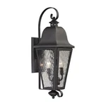 Elk 47101/2 - Forged Brookridge Outdoor Wall Sconce Lighting Charcoal 120 Wt. Fixed Price $360.00.