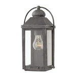 Hinkley Lighting Anchorage Outdoor Small Wall Mount, Aged Zinc - 1850DZ. Fixed Price $262.65.