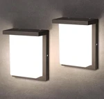 Modern Outdoor Wall Light Led 3CCT IP65PORCH Garage Patio Exterior Sconce- 2PK. Fixed Price $45.95.