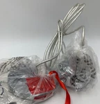 Pottery Barn Classic Cord Pendant Kit Nickel 2.5" Diam #4824C. Fixed Price $86.79.
