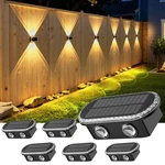 Ellasay Solar Fence Lights Outdoor: Waterproof IP65 With Dual Led Up Down Wal.... Fixed Price $57.39.