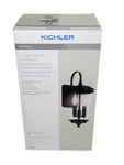 Kichler Holmden 2-LIGHT 17" Textured Black Outdoor Wall. Fixed Price $39.99.