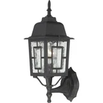 Nuvo Lighting 60/3489 Banyan 17 Inch Textured Black Outdoor Wall Sconce. Fixed Price $63.99.