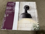Home Decorators Collection 1-LIGHT Gilded Iron Outdoor Wall Mount Lantern New. Fixed Price $79.99.