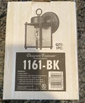 Designers Fountain 1161-BK Exterior Wall Lantern Black Finish Mount New. Fixed Price $17.60.
