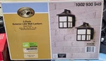 Hampton Bay Exterior Led Porch Wall Black Lanterns - Frosted Glass (2 Pack). Fixed Price $65.00.