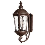 Hinkley Lighting Windsor 4 Outdoor Large Wall Mount, River Rock - 1895RK. Fixed Price $979.00.