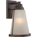 Nuvo Lighting Led Outdoor Wall Fixture, Mahogany Bronze, Champagne Glass, 3000K. Fixed Price $22.46.