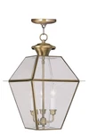 Livex Lighting 2385-01 Westover Outdoor Pendant Chandeller Antique Brass. Fixed Price $519.96.