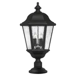 Hinkley Lighting Edgewater 4 Outdoor Post Mount, Black/seedy 1677BK-LV. Fixed Price $649.40.