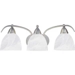 3-LIGHT Indoor Brushed Nickel Bath Vanity Wall Sconce By Volume. Fixed Price $74.98.