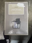 Monteaux Lighting 13.75 In. 1-LIGHT Black/chrome Outdoor Wall Lantern Sconce. Fixed Price $59.07.