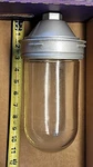 Vintage Steber Industrial Glass Light Fixture New Old Stock Nos Explosion Proof. Fixed Price $59.95.