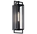 Kichler Goson 24 In. 1-LIGHT Black Outdoor Hardwired Lantern Wall Sconce. Fixed Price $254.99.