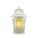 Euri Lighting EFL-140W-MD Smart Led Flame White Wall Lantern With Clear Lens. Fixed Price $99.99.
